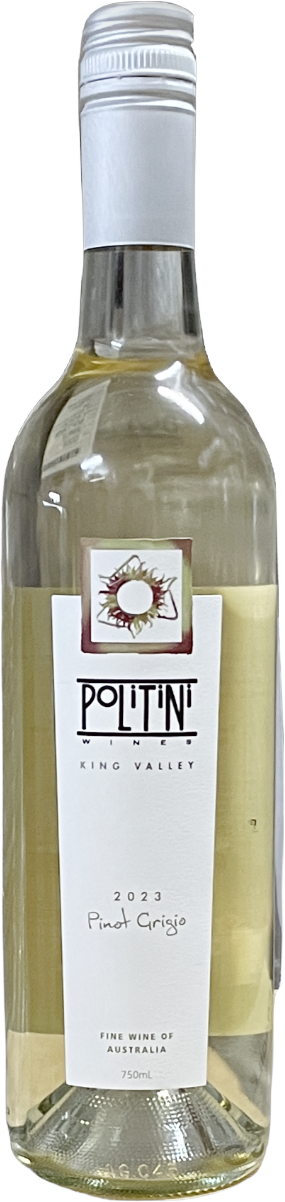 Politini Wines King Valley Pinot Grigio 2023 King Valley